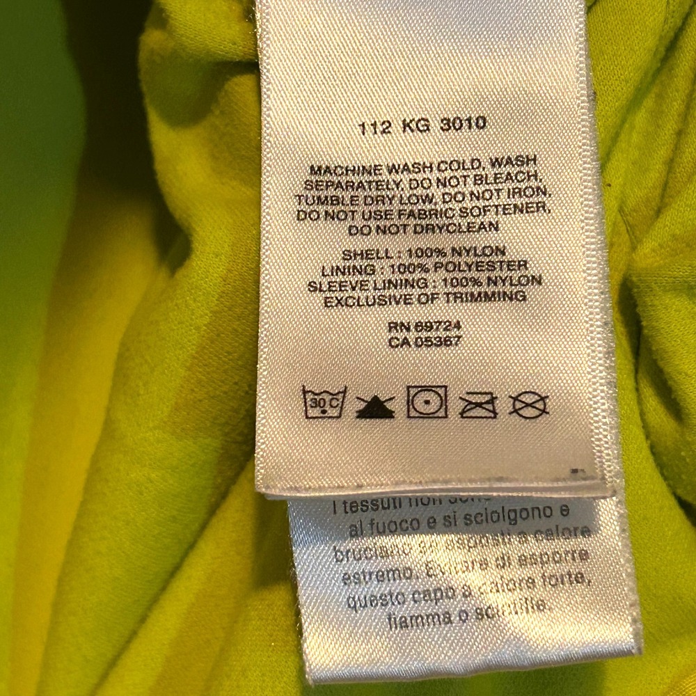 Columbia Youth Jacket Rain-Zilla Green Hooded Fleece Lined Windbreaker -Sz 10/12 - Picture 10 of 13